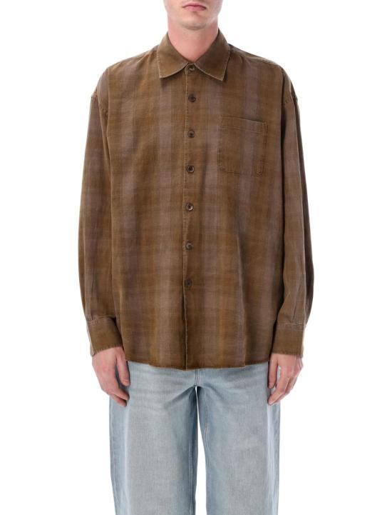 26SS 아워레가시 보로우드 셔츠 다코타 플란넬 체크 M2262BCFCHECK Brown