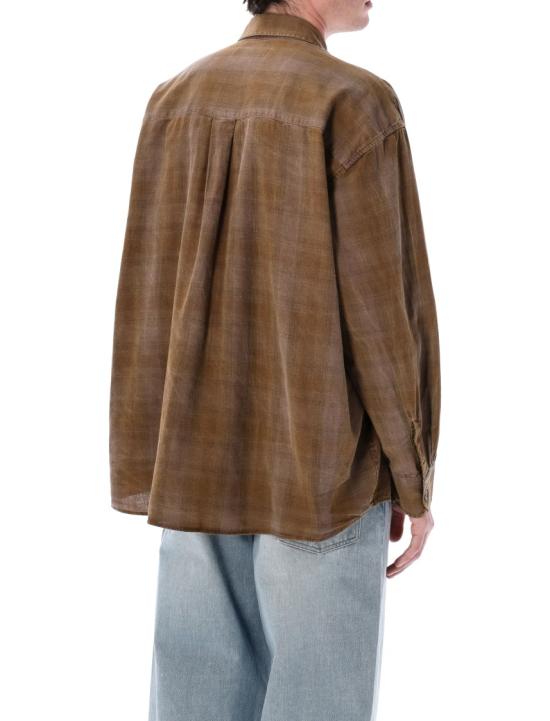 26SS 아워레가시 보로우드 셔츠 다코타 플란넬 체크 M2262BCFCHECK Brown - OUR LEGACY