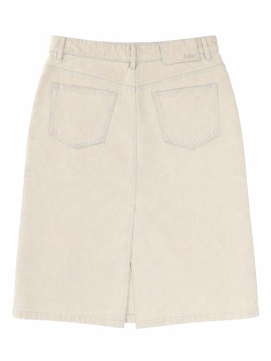 26SS 아페쎄 데님 스커트 COHLB F06503 AAF Neutrals - A.P.C.