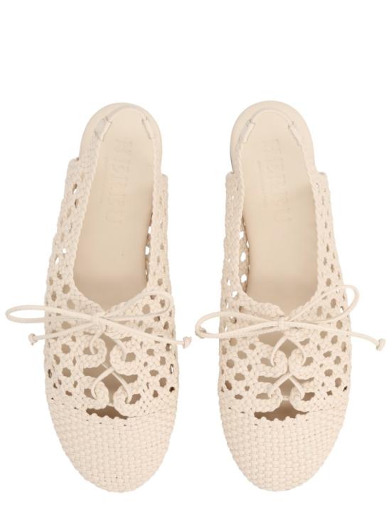 26SS 헤레우 플랫 슈즈 SARDWFS26 003 7 IVORY Neutrals - HEREU