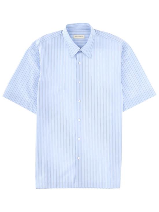 26SS 드리스 반 노튼 반팔 셔츠 020700 3021514 Blue