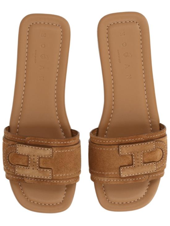 26SS 호간 뮬/슬리퍼 HXW6850GC2 0BTMS600 Brown - HOGAN