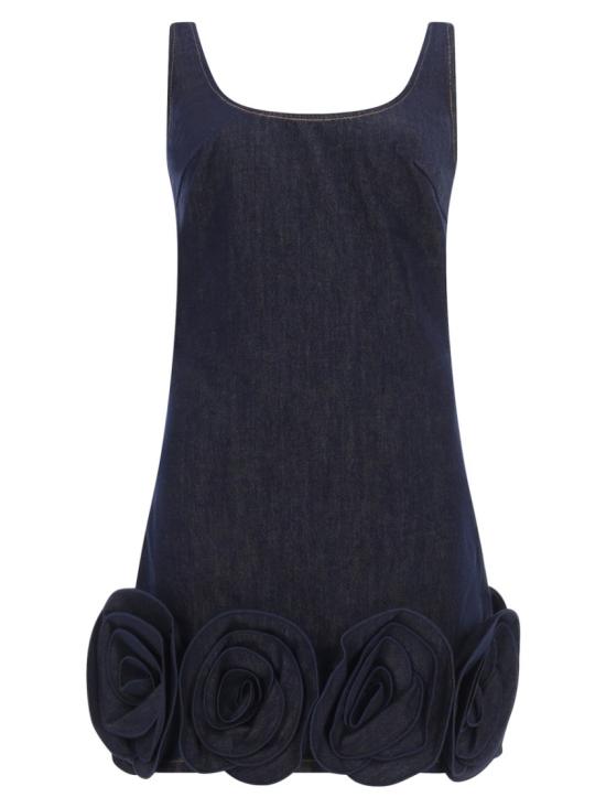 26SS 셀프 포트레이트 숏 원피스 RS26 821S BL BLUE Black