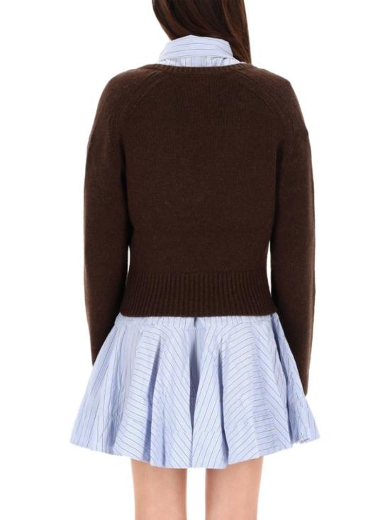 25FW 가니 스웨터 K2614 869 Brown - GANNI