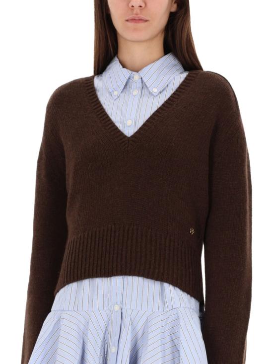 25FW 가니 스웨터 K2614 869 Brown - GANNI