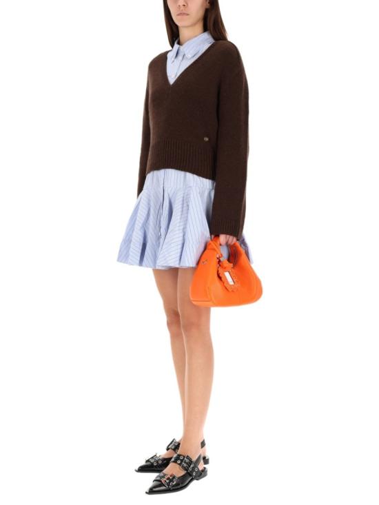 25FW 가니 스웨터 K2614 869 Brown - GANNI