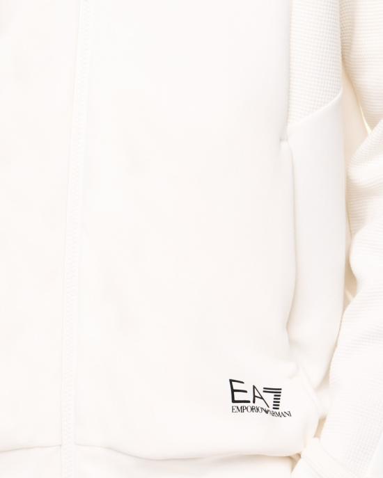 26SS 엠포리오 아르마니 후드 티셔츠 3188393 White - EMPORIO ARMANI