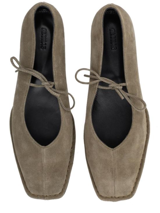 26SS 알로하스 플랫 슈즈 S100946 03 SWAYSUEDEKHAKI Brown - ALOHAS