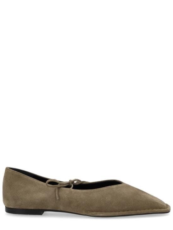 26SS 알로하스 플랫 슈즈 S100946 03 SWAYSUEDEKHAKI Brown