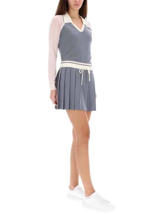 25FW 카사블랑카 숏 스커트 W AW25 KW 1084 01SILVER Silver - CASABLANCA