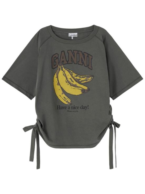 26SS 가니 바나나 티셔츠 A1050047 490 Grey