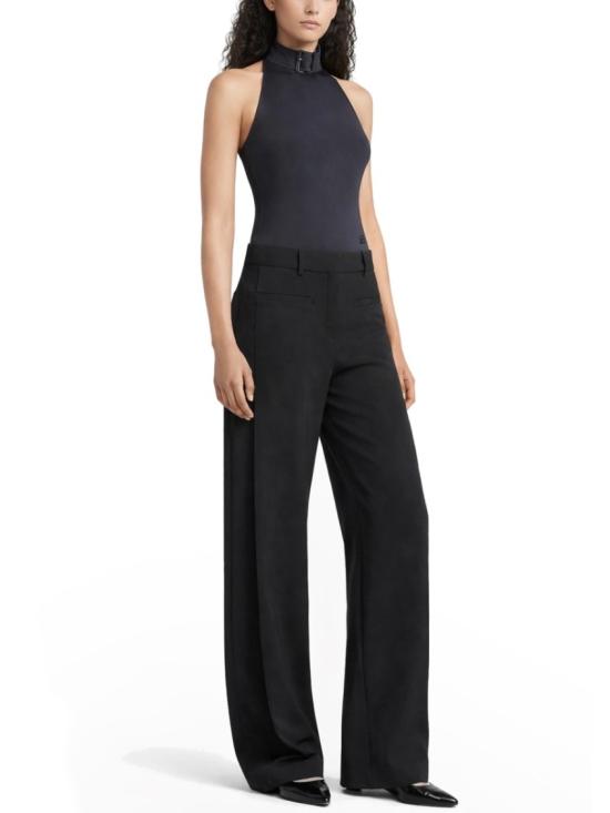  쿠레쥬 스트레이트 팬츠 126CPA450 PL01599999 Black - COURREGES