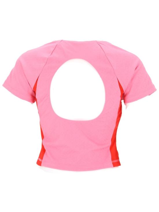 26SS 카사블랑카 탑 W SS26 SWM 089 01PINK RED WHITE Pink