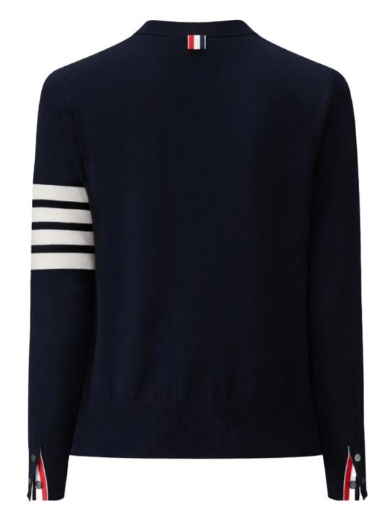  톰브라운 파인 메리노 울 4바 릴렉스 핏 가디건 FKC334A Y1014415 Black - THOM BROWNE
