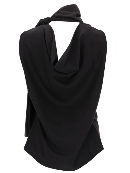 26SS 아워레가시 버추어스 탑 W2262VSB STILLBLACKCALMCUPROCOTTON Black - OUR LEGACY