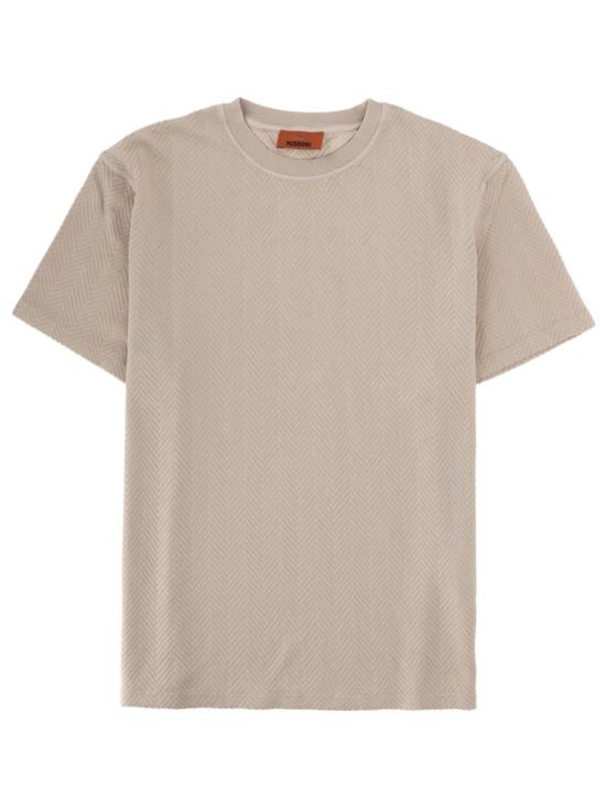 26SS 미소니 반팔 티셔츠 US26SL06 BR014P40210 Neutrals