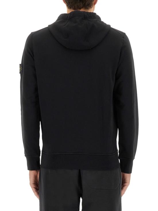  스톤 아일랜드 후드 티셔츠 6100062 S0051V0029 Black - STONE ISLAND