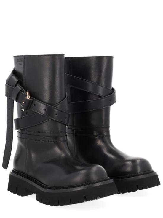 25FW 모스키노 부츠 MA26054G0N MJ5000 Black - MOSCHINO