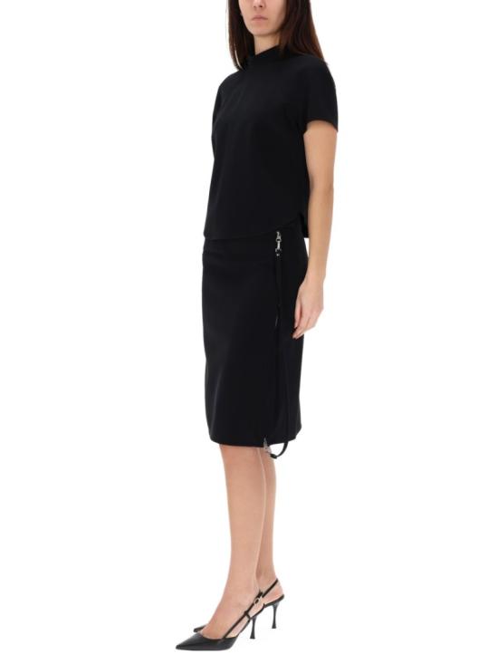 25FW 쿠레쥬 반팔 티셔츠 325CTO427W O01439999 Black - COURREGES