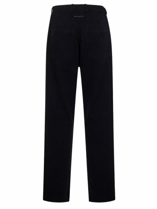 26SS MM6 메종마르지엘라 코튼 트라우저 S52KA0548 M25014900 Black - MM6 MAISON MARGIELA
