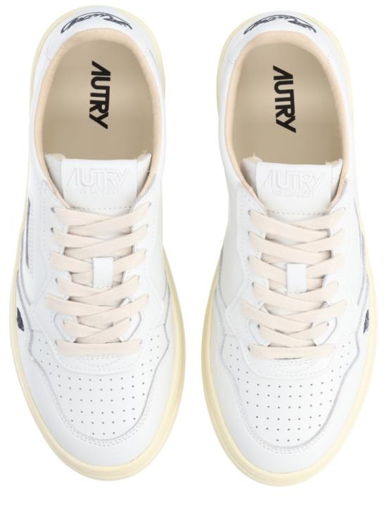 26SS 오트리 메달리스트 로우 레더 스니커즈 AULW HP01 White - AUTRY