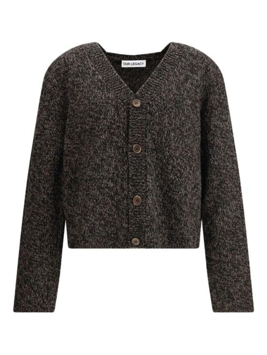 25FW 아워레가시 아카데미 가디건 M4253AB BEARTWISTMOULINEWOOL Black