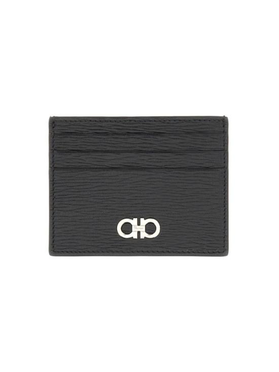  살바토레 페라가모 간치니 카드지갑 698914 66A302004 Black