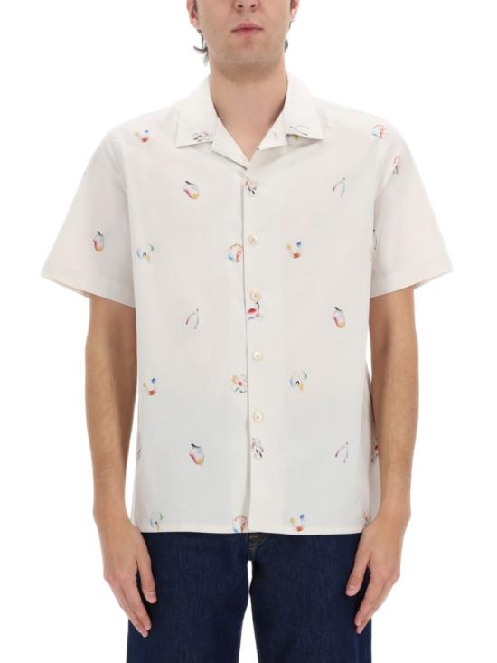 26SS PS 바이 폴스미스 반팔 셔츠 M2R 695U V22581 02 White - PS BY PAUL SMITH