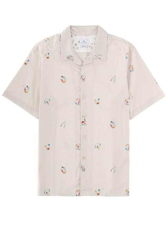 26SS PS 바이 폴스미스 반팔 셔츠 M2R 695U V22581 02 White