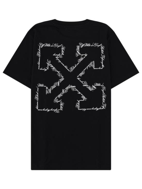 26SS 오프화이트 반팔 티셔츠 44MAA027 S26J002001 Black - OFF WHITE