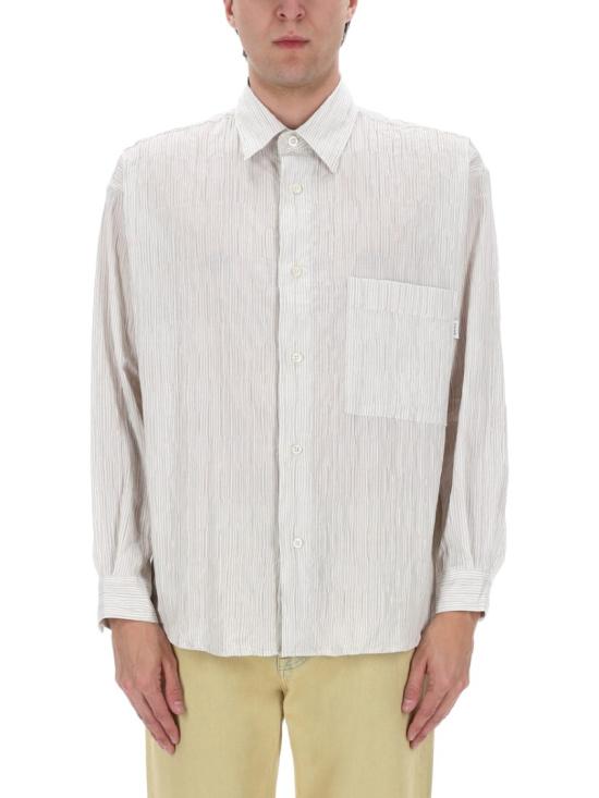 26SS 아미시 긴팔 셔츠 AMU108CQ74 XXXXC0651 White - AMISH