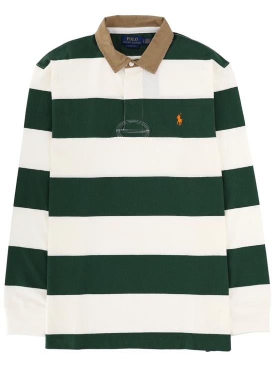 26SS 폴로 랄프로렌 폴로 티셔츠 710P05317 004GRASSGREEN TROPHYCREAM Black