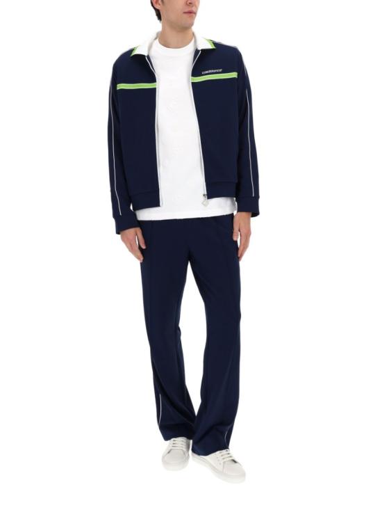 26SS 카사블랑카 폴로 티셔츠 M SP26 JTP 391 01NAVY Black - CASABLANCA