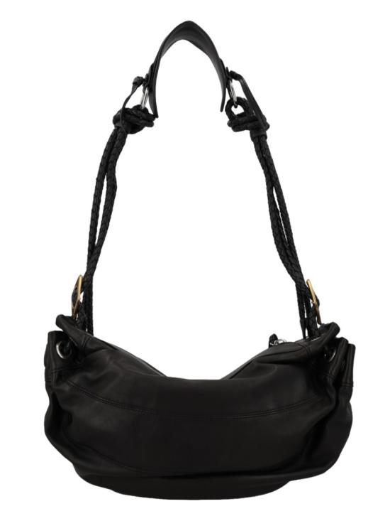  이자벨마랑 마이아 미디움 램스킨 레더 숄더백 PP0501FA D2C24M01BK Black - ISABEL MARANT