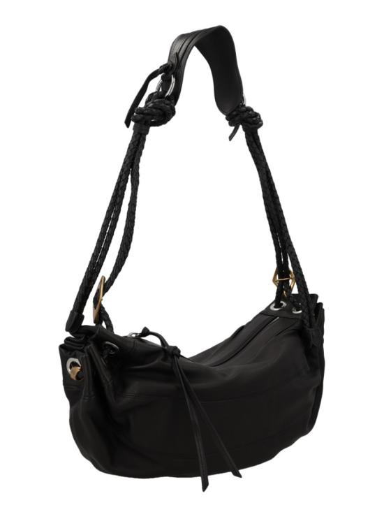  이자벨마랑 마이아 미디움 램스킨 레더 숄더백 PP0501FA D2C24M01BK Black - ISABEL MARANT