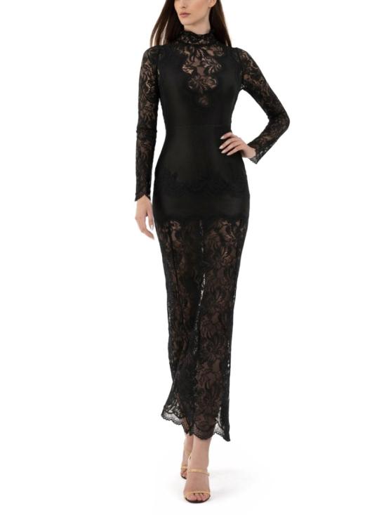  파코라반 롱 원피스 25PJRO043PA0170 P001 Black - PACO RABANNE