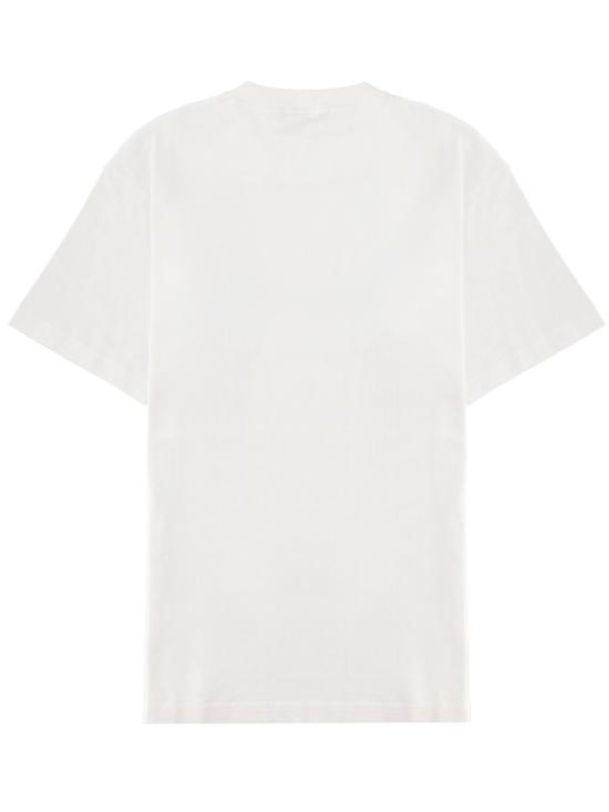  스톤 아일랜드 오가닉 코튼 저지 피사토 이펙트 슬림핏 티셔츠 2100026 S0057V0001 White - STONE ISLAND