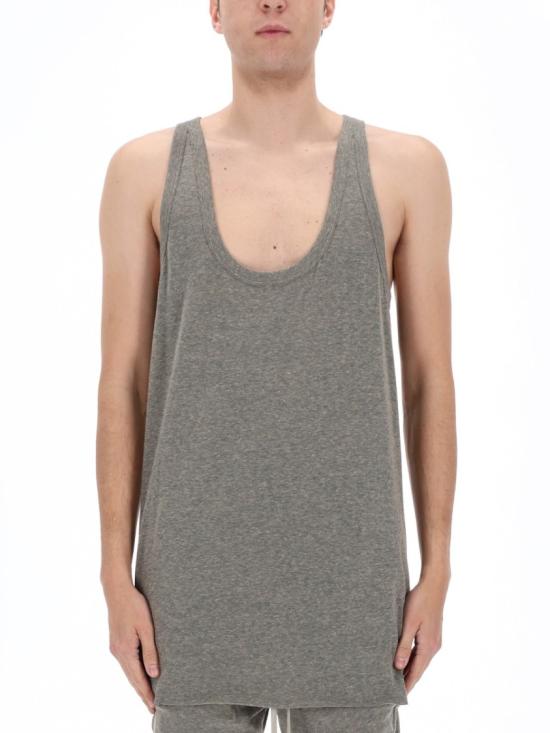 26SS 릭 오웬스 반팔 티셔츠 RR01F2101 JGM178 Grey - RICK OWENS
