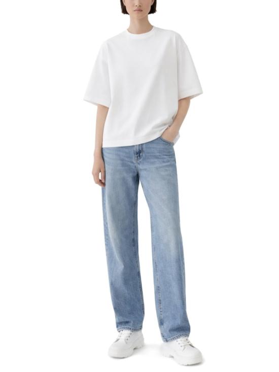  자크뮈스 오버사이즈 와이드 데님 팬츠 팬츠 PAW00036AD0 003833C Blue - JACQUEMUS