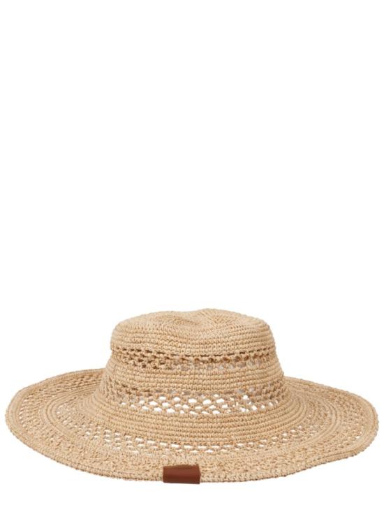 26SS 루슬란바진스키 버킷햇 BCT036SS26 STR KN DRK FLTLNATURALSTRAW Neutrals