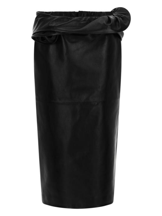 26SS 마그다뷰트림 스커트 263526 BLACK Black