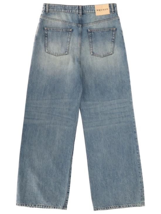26SS 알렉산더 맥퀸 데님 팬츠 848913 QMAD04383 Blue - ALEXANDER MCQUEEN