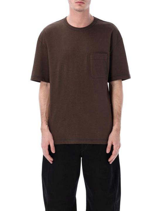 26SS 르메르 박시 저지 숏 슬리브 티셔츠 TS0010LJ1010BR512 Brown
