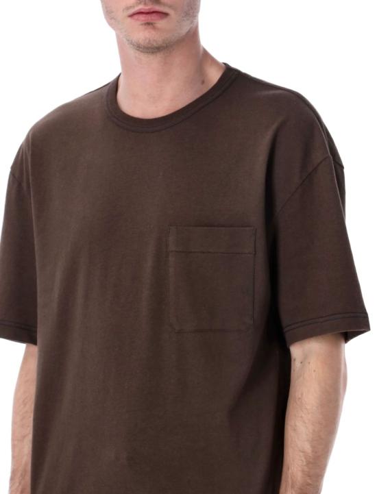 26SS 르메르 박시 저지 숏 슬리브 티셔츠 TS0010LJ1010BR512 Brown - LEMAIRE