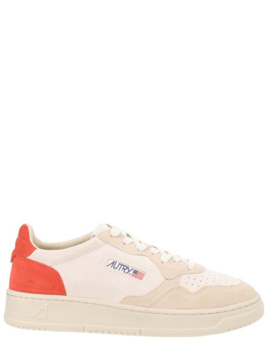 26SS 오트리 메달리스트 로우 레더 스니커즈 AULW TS25 Neutrals