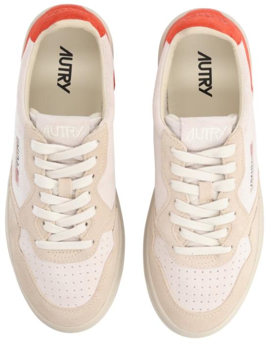 26SS 오트리 메달리스트 로우 레더 스니커즈 AULW TS25 Neutrals - AUTRY