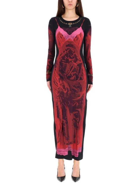 25FW 마린세르 롱 원피스 WDR300B CJER0085RD11 Red