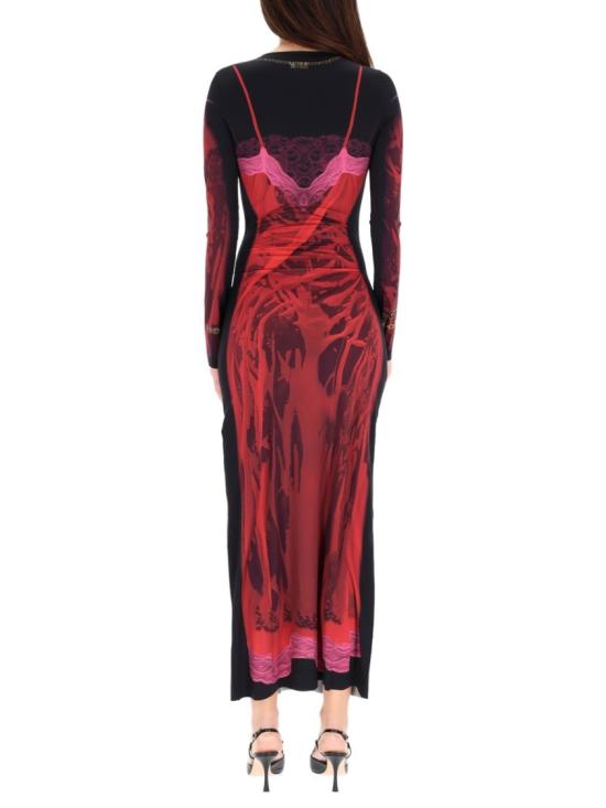25FW 마린세르 롱 원피스 WDR300B CJER0085RD11 Red - MARINE SERRE