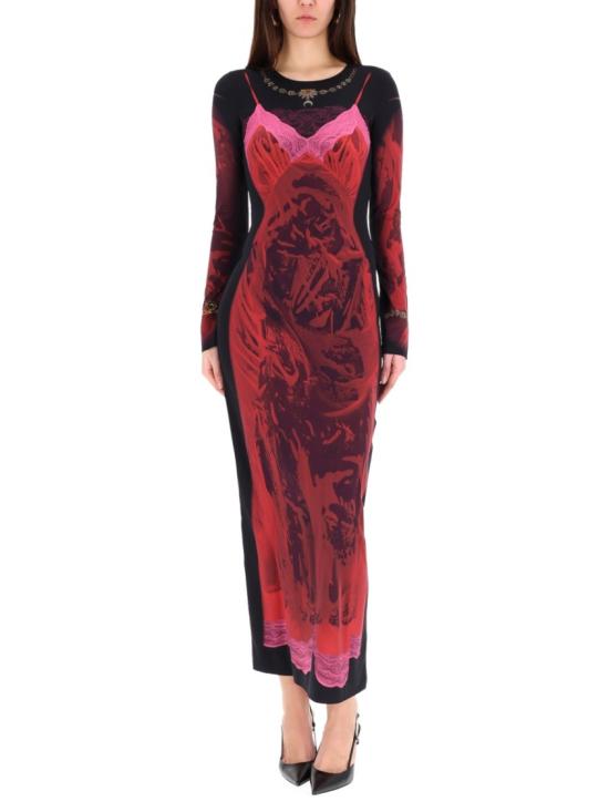 25FW 마린세르 롱 원피스 WDR300B CJER0085RD11 Red - MARINE SERRE