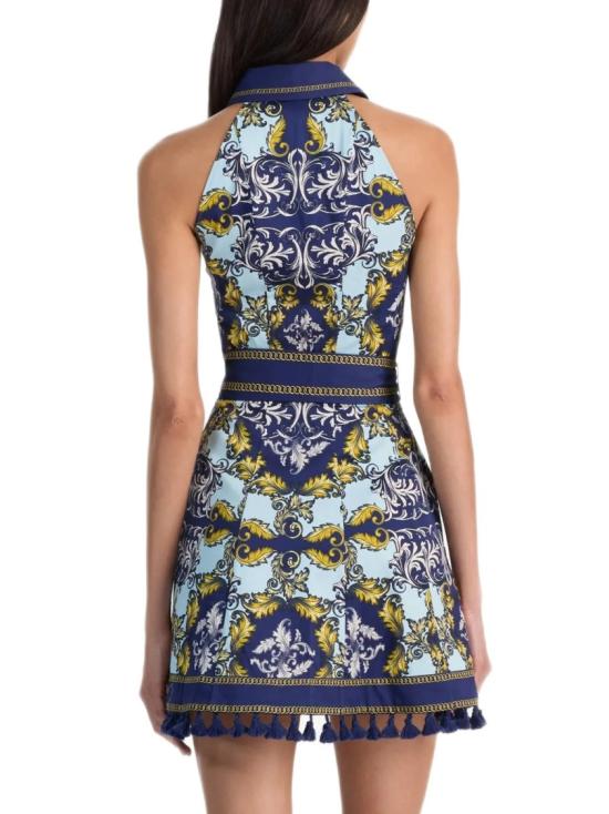 26SS Alice Olivia By Stacey Bendet 미디 원피스 CC603P89520L421 Grey - OTHER BRANDS